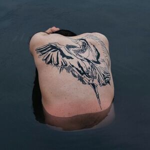 Blue Heron (Metallic Silver)